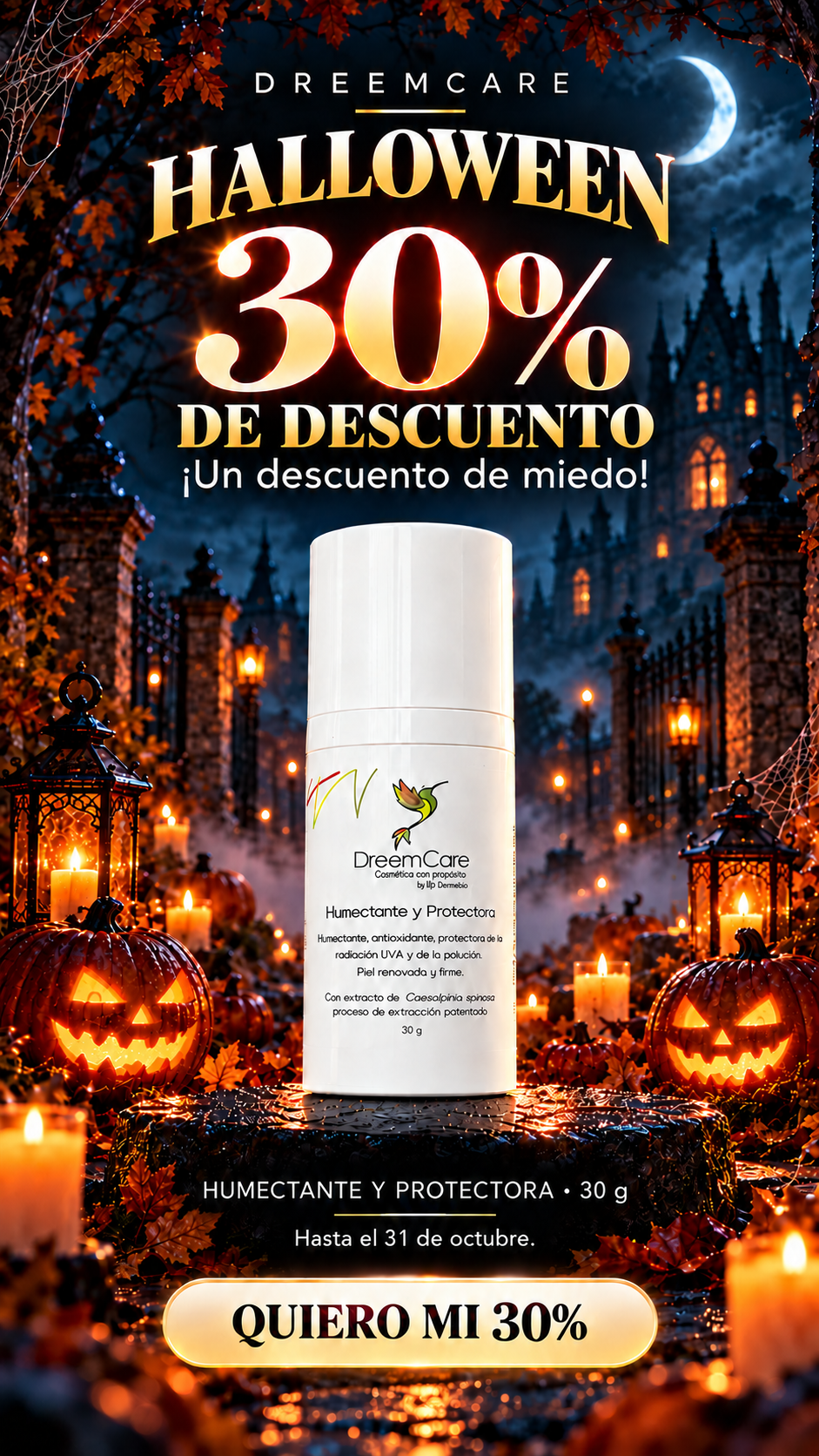 DreemCare Halloween: un descuento de miedo, 30 % hasta el 31 de octubre